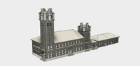 1/87TH HO SCALE BUILDING 3D PRINTED KIT MILWAUKEE ROAD DEPOT, MISSOULA, MONTANA