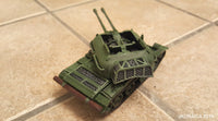 1/72ND SCALE 3D PRINTED POST WAR II SOVIET ZSU 57MM ANTI-AIRCRAFT GUN