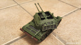 1/72ND SCALE 3D PRINTED POST WAR II SOVIET ZSU 57MM ANTI-AIRCRAFT GUN