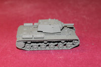 1/72ND SCALE 3D PRINTED WW II RUSSIAN KV 8 WITH ATO-41 FLAMETHROWER