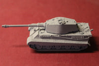 1/87 TH SCALE 3D PRINTED WW II GERMAN KING TIGER II HEAVY TANK