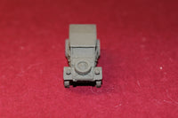 1/72ND SCALE  3D PRINTED WW II GERMAN VW TYPE 82 KUBELWAGEN TOP UP
