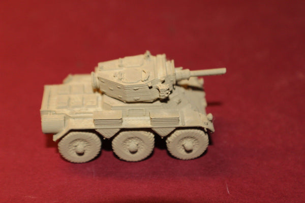 1-72ND SCALE 3D PRINTED BRITISH POST WAR FV601 SALADIN SIX-WHEELED ARMOURED CAR