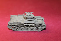 1/87TH SCALE 3D PRINTED WW II JAPANESE TYPE 97 SHI-KI COMMAND TANK