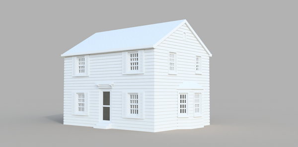 1/87TH  HO SCALE BUILDING  3D PRINTED199 E 5TH ST GENOA OHIO