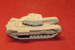 1/87TH SCALE 3D PRINTED WW II BRITISH CHURCHILL CROCODILE FLAME THROWING TANK