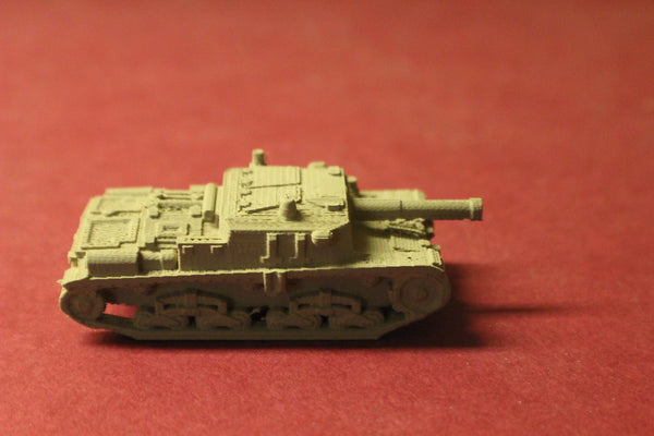 1/72ND SCALE  3D PRINTED WW II ITALIAN SEMOVENTE M42 DA75-34 SELF PROPELLED GUN