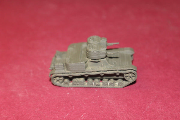 1/87TH SCALE 3D PRINTED WW II POLISH VICKERS MKE TYPE A DW HOTCHKISS LIGHT TANK