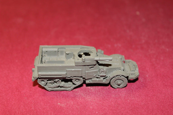 1/87TH SCALE  3D PRINTED WW II U S ARMY M2A1 HALF TRACK CAR