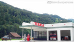 1/87TH HO SCALE  3D PRINTED 1950'S GAS TEXACO GAS STATION KIT