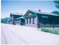 1-160TH N SCALE 3D PRINTED CHICAGO, BURLINGTON AND QUINCY DEPOT, SAVANNAH, ILLINOIS